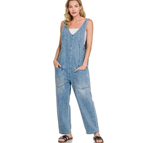 Baggy Denim Jumpsuit