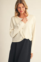 Load image into Gallery viewer, A Lovely Twist Cream Sweater