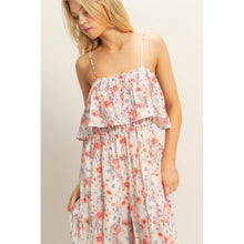 Load image into Gallery viewer, Floral Cropped Jumpsuit