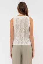 Load image into Gallery viewer, Solid Crochet Knit Sleeveless Top