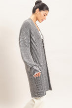 Load image into Gallery viewer, Cozy Catch-Up Herringbone Cardigan