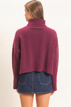 Load image into Gallery viewer, Fireside Cable Knit Turtleneck