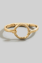 Load image into Gallery viewer, Hammered Circle Bangle Bracelet