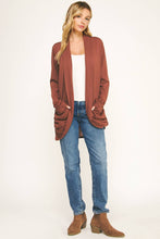 Load image into Gallery viewer, Soft Wrap Shirred Side Open Cardigan