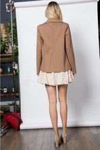 Load image into Gallery viewer, Dark Taupe Ponte Blazer
