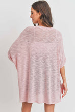 Load image into Gallery viewer, Dolman Sleeve Open Knit Cardigan