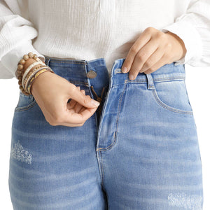 Skinny Ankle Distressed Jeans