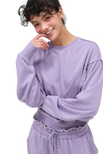 Load image into Gallery viewer, Raw Edge Detail Burnout Sweatshirt