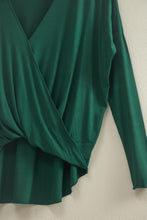 Load image into Gallery viewer, Flowy Hunter Surplice Top