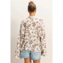 Load image into Gallery viewer, Lightweight Floral Kimono Top