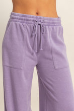 Load image into Gallery viewer, Burnout French Terry Wide-Leg Pant