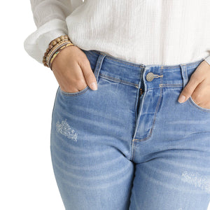 Skinny Ankle Distressed Jeans