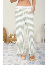 Load image into Gallery viewer, Olive &amp; Cream Wide Leg Pant