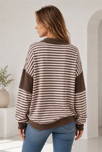 Load image into Gallery viewer, Striped Rugby Tunic Top