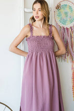 Load image into Gallery viewer, Dusty Lavender Square Neck Maxi Dress