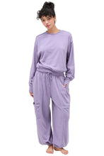 Load image into Gallery viewer, Raw Edge Detail Burnout Sweatshirt