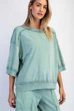 Load image into Gallery viewer, Easy Mineral Washed French Terry Top