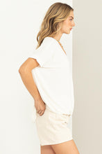 Load image into Gallery viewer, Forever Ours Surplice Oversized Top