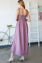 Load image into Gallery viewer, Dusty Lavender Square Neck Maxi Dress