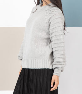 Heather Grey Cozy Sweater