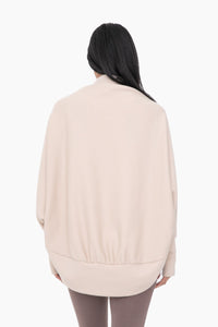 Dolman Sleeve Open Front Cardigan