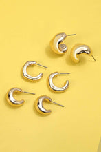 Load image into Gallery viewer, Bubbly Mini Huggie Hoop Trio Earrings