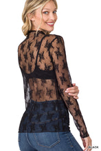 Load image into Gallery viewer, Midnight Lace Layering Top