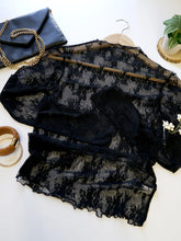 Load image into Gallery viewer, Midnight Lace Layering Top
