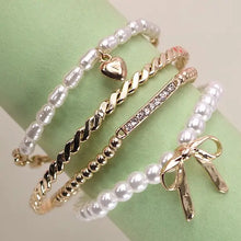 Load image into Gallery viewer, A Pretty Little Bow Bracelet Set