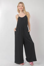 Load image into Gallery viewer, Sleeveless Wide Leg Cami Jumpsuit