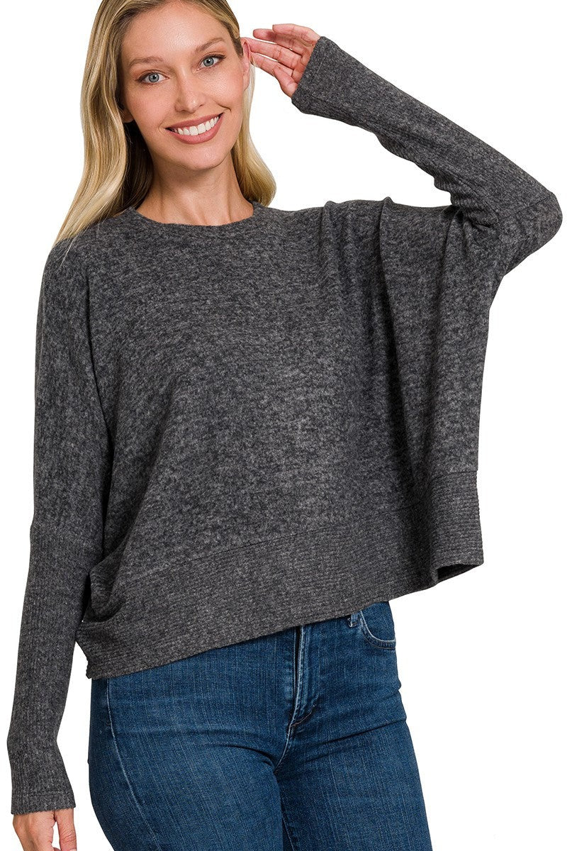 Lightweight Dolman Sleeve Sweater