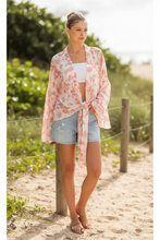 Load image into Gallery viewer, Lightweight Floral Kimono Top