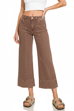 Load image into Gallery viewer, Brown Wide-Leg Pants Studio Shot