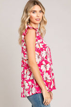 Load image into Gallery viewer, Floral Flair Ruffle Sleeve Blouse