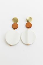 Load image into Gallery viewer, Circle Shell Dangle Drop Earrings