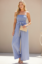Load image into Gallery viewer, Coastal Stripe Jumpsuit Styled Look