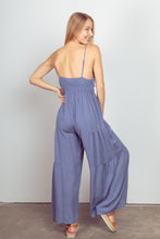Load image into Gallery viewer, Solid Woven Wide Leg Jumpsuit