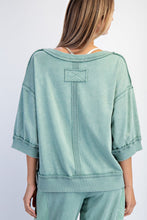 Load image into Gallery viewer, Easy Mineral Washed French Terry Top