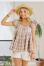 Load image into Gallery viewer, Ruffle Sleeve Babydoll Tunic Top