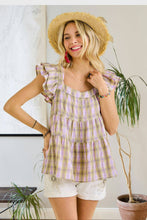 Load image into Gallery viewer, Ruffle Sleeve Babydoll Tunic Top
