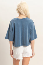 Load image into Gallery viewer, Patchwork Star Cropped Tee