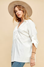 Load image into Gallery viewer, Effortless Boho Collared Top