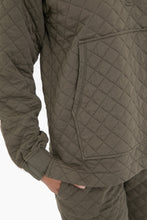 Load image into Gallery viewer, Quilted Zipper Collar Sweatshirt