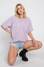 Load image into Gallery viewer, Lavender Oversized Boyfriend Tee