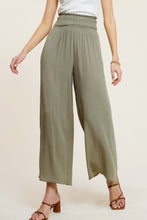 Load image into Gallery viewer, Olive Smocked Waist Pant