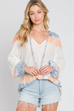 Load image into Gallery viewer, Breezy Tie Dye Blouse