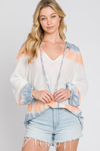 Breezy Tie Dye Blouse