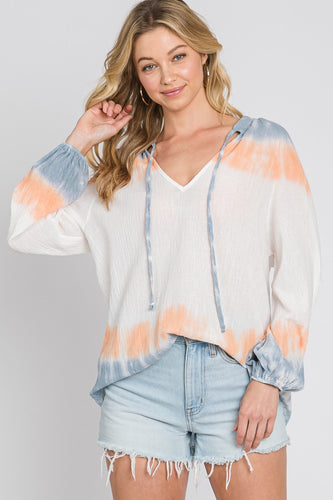 Breezy Tie Dye Blouse