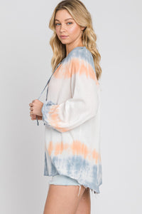 Breezy Tie Dye Blouse