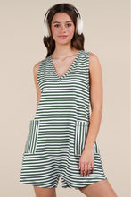 Load image into Gallery viewer, Striped Knit Casual Comfy Romper